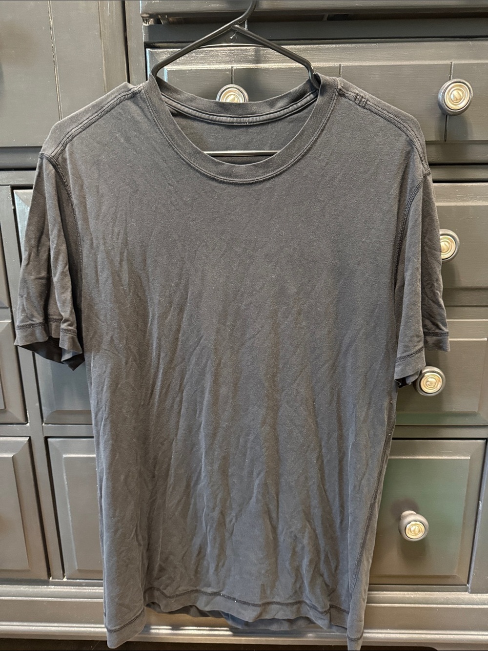lululemon athletica Men's Black Short Sleeve Crew Tee